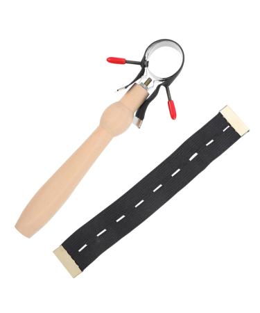 TOVINANNA 1 set of moxibusion stand Stainless steel inoxlm moxa stick holder Face massage Tools skin care tools Moxibusion-burner tool Moxibustion delivers body scrollrad hob 18.2x3cm black