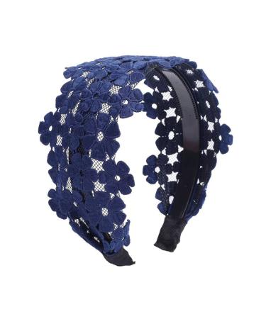 FZBNSRKO 5 Pcs Wide Lace Headband for Women and Girls - Non-Slip Floral Lace Headbands in Random Colors - Buy Online on GoSupps.com
