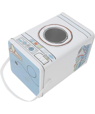 NOVAZEN Metal Laundry Detergent Canister Container Washing Machine Shape Laundry Powder Bin with Large Capacity for Pods Tablets Capsules Powder Detergent - Buy Online on GoSupps.com