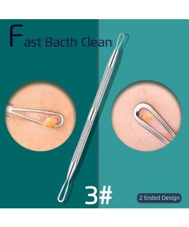 Acne Removal Kit: Blackhead, Pimple, Comedone Extractor & Whitehead Remover for Nose & Face - Buy Online on GoSupps.com