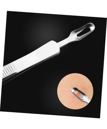 Baluue 6 Pcs Clip Blackhead Extraction Tool Kit Pimple Remover Pimple Extractor Silver Stainless Steel 1 count (Pack of 1) - Buy Online on GoSupps.com