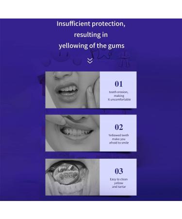 Vegan Purple Toothpaste Bits for Stain Removal and Teeth Boosting - Colour Corrector for Blue and Purple Teeth - One Size - Buy Online on GoSupps.com