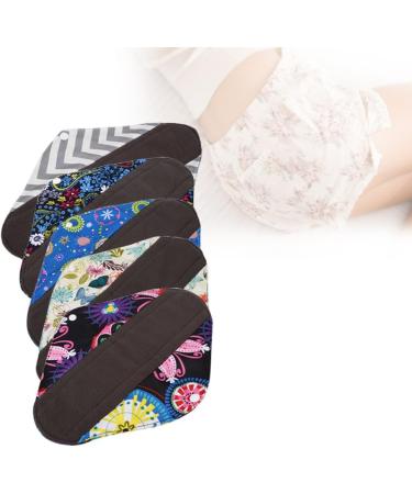 Semme Charcoal Bamboo Cloth Sanitary Napkin - Reusable & Washable Monthly Pads (1PC) in 5 Colors | Eco-Friendly Menstrual Pad - Buy Online on GoSupps.com