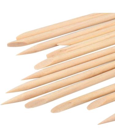300 PCS Double Sided Wooden Orange Sticks for Manicure & Pedicure - Buy Online on GoSupps.com