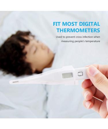 Healifty Disposable Probe Covers | 100PCS Thermometer Sleeves for Oral Ear & Rectal Use | Hygienic & Convenient - Buy Online on GoSupps.com