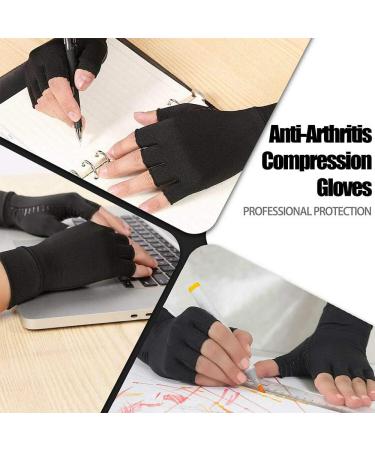 Buy Copper Compression Arthritis Gloves - High Copper Infused Pain Relief for Men & Women - Buy Online on GoSupps.com