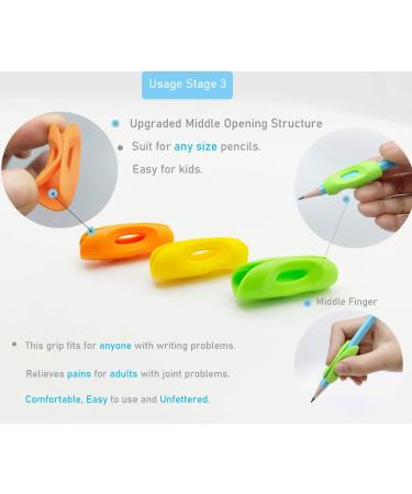 Uwinsic 8x Writing Aid for Abbey - Ergonomic Grip for Left & Right-Handed Kids | Pencil Holder & Posture Support - Buy Online on GoSupps.com
