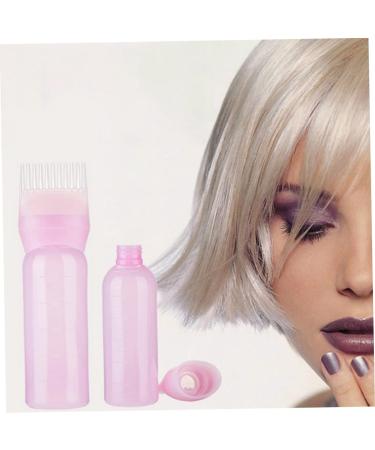 Rachlicy Hair Dye Bottle Applicator Root Comb Applicator Hair Coloring Bottle with Brush 120ml Pink Hair Dye Brush Bottle Root Comb Applicator Bottle Hair Coloring Comb Bottle - Buy Online on GoSupps.com