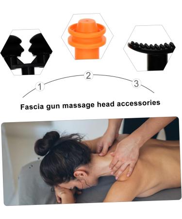 Collbath 9-Piece Percussion Massage Head Set - Black Fascia Muscle Massager & Accessories for Ultimate Body Relaxation | International Shipping Available - Buy Online on GoSupps.com