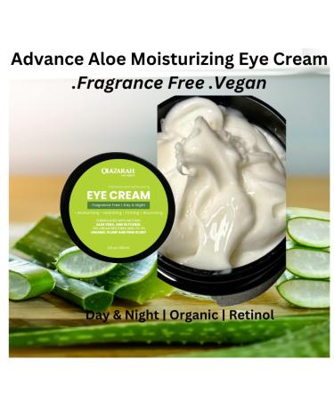 OLAZARAH Advance Aloe Moisturizing Eye Cream Under Eye Moisturizer Anti-Aging Renewal Firming Fragrance-Free Day & Night Eye Cream 2 Fl. Oz. - Buy Online on GoSupps.com