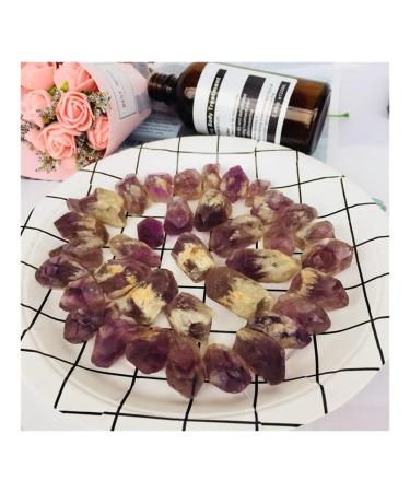 Stone Crafts Natural Amethyst Quartz Crystal Gemstone Point Reiki Crystal Stone Specimen Jewelry Making Natural Luster