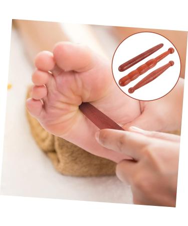 Clispeed 12 STK Acupressure Stick - Manual Massage Device for Foot & Neck Relief - Wood Massage Rod for Home Use - Buy Online on GoSupps.com