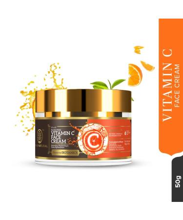 Khadi Natural Vitamin C Face Cream for Reducing Dark Spots |Protect dull and aging skin| Powered Botanics | Suitable for All Skin Types | 50gm - Buy Online on GoSupps.com