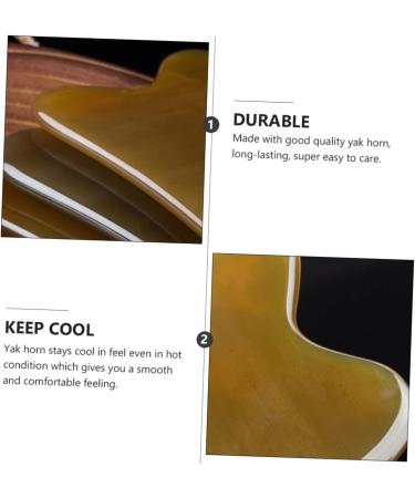 FRCOLOR Gua Sha Face Roller & Yak Horn Scraper Tool - Enhance Your Skincare Routine | International Shipping - Buy Online on GoSupps.com