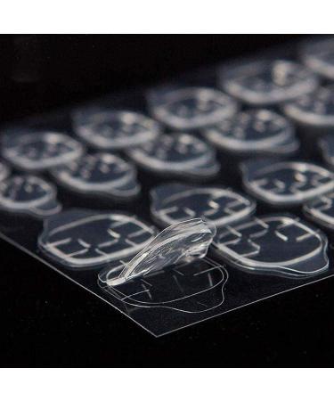 24pcs/1 Sheets Nail Jelly Double Sided False Nail Adhesive Breathable Sticker Nail Nails Fake Tape False - Buy Online on GoSupps.com