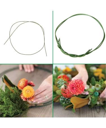 100PCS 18Ga Green Floral Stem Wires - DIY Crafts & Flower Arrangement (14 Inches) - Buy Online on GoSupps.com