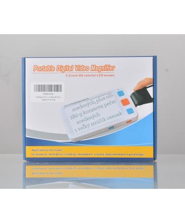 5 Portable Digital Magnifier Handheld Electronic Low Vision Reading Aid - LCD Display, 4-32X Zoom, Multiple Color Mode - Black - Buy Online on GoSupps.com