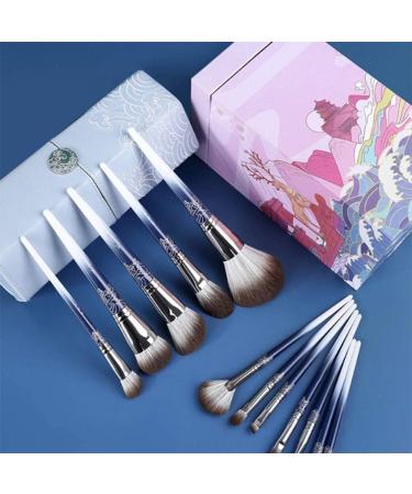 12-Piece Gradient Makeup Brush Set - Soft Brushes for Eyeshadow Blush & Foundation | Perfect for Flawless Application - Buy Online on GoSupps.com