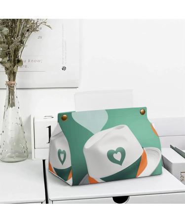 Tissue Box Cover Tissue Box Holder Heart Shape on The Hat Print Tissue Holder Travel Tissue Packs Facial Paper Holder Decorative Holder - Buy Online on GoSupps.com