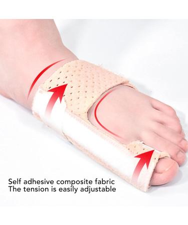 YUYTE Toe Splint | Broken Toe Hammer Toe Straightener | Aluminum Strip | Adjustable Claw Corrector Skin Color (Left Foot) - Buy Online on GoSupps.com