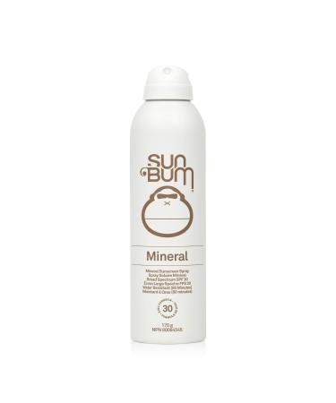 Sun Bum Mineral Spf 30 Sunscreen Spray | Vegan and Reef friendly (Octinoxate & Oxybenzone Free) Broad Spectrum Natural Sunscreen with Uva/uvb Protection | 6 Oz 6 ounces