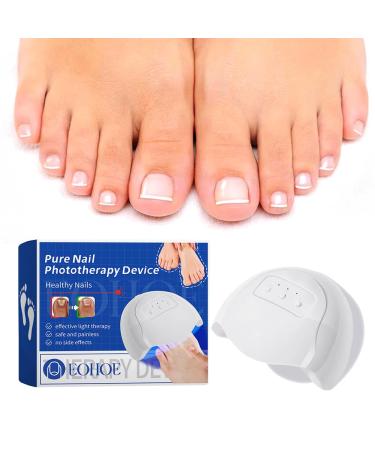 Nail fungus laser device - nail fungus footpiece treatment Fast intensive light therapy nail fungus test winner nail care nail cleaning device nail fungus laser for at home (a)
