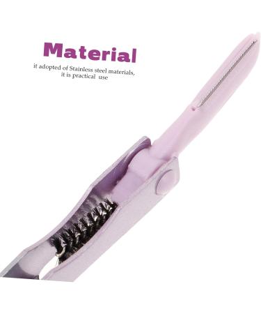 Mikinona 1 Set False Eyelash Auxiliary Tool Tweezers Eyelash Clip Eyelash Applicator Lash Clip with Comb Eyelash Comb Beauty Accessories Big Mouth Stainless Steel Eyebrow Comb - Buy Online on GoSupps.com