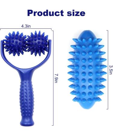 Yoyeah 2-Piece Massage Scooter Set | Fascia Balls & Handheld Rollers for Muscle Relaxation & Foot Massage - Buy Online on GoSupps.com