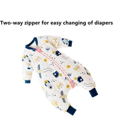 Chilsuessy Baby Sleeping Bag with Feet 2.5 Tog | Winter Wearable Blanket for Boys and Girls | Spaceship Design | 2-3 Years Size - Buy Online on GoSupps.com