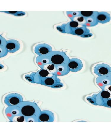 10PCs Koala Thermometer Stickers for Toddlers & Adults | Colorful Animal Pattern Strips | Fever Temperature Range 35-40 C | Ideal for Home & Travel - Buy Online on GoSupps.com
