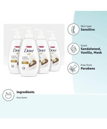 Dove Purely Pampering Body Wash (Shea Butter & Vanilla) - Paraben Free, 13.5 Fl Oz (Pack of 4) - Buy Online on GoSupps.com