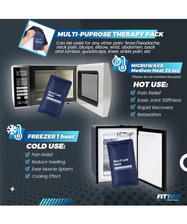 FITTOO Neoprene Shoulder Support Brace with Cold/Hot Pad - Joint Protection & Muscle Relief - Buy Online on GoSupps.com