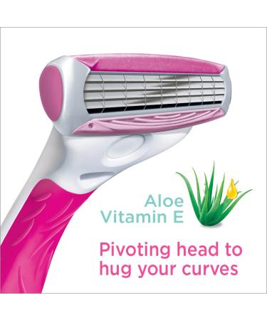 Schick Quattro for Women - 6 Razor Refills | Smooth Shaving & Comfort - Buy Online on GoSupps.com