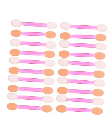 Balacoo 240 pcs Sponges Heads Makeup Sponge Eye Cosmetic Disposable Shadow Dual Brush Head 6x1x0.8cmx3pcs Assorted Colorx3pcs