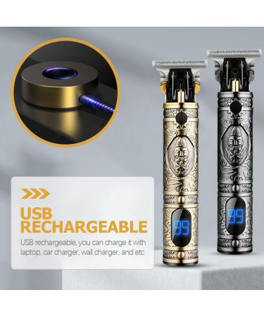 Angoily 3 Sets Grooming Clipper Mens Beard Trimmer Professional Barber Clippers Cordless Trimmer Hair Trimmer for Men Trimmer for Men Professional Stainless Steel Man Household - Buy Online on GoSupps.com