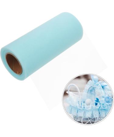 STOBOK 1 roll Supply Decorative Home Party Ribbon Wrapping Skirt Tulle Decor of Wedding Polyester DIY 2200X15cm White - Buy Online on GoSupps.com