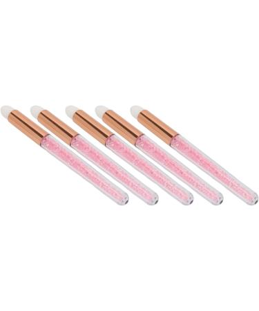 Glitter Lip Brush Round Headed Premium Fiber Wool Multifunctional Easy To Use Foggy Lip Makeup For Lash and Nose Washing - Buy Online on GoSupps.com