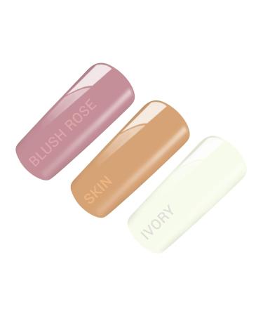 Buy Poly Acrylic Gel Tube Set - Babyboomer Blush Rose Skin & Ivory (3 x 30g) | International Shipping Available - Buy Online on GoSupps.com