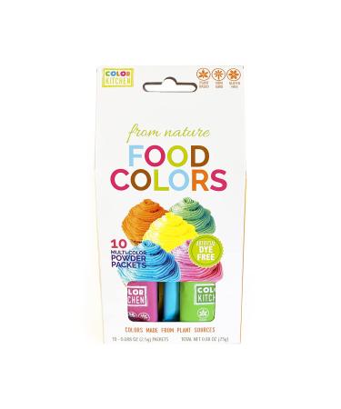 ColorKitchen Food Colors From Nature Multi-Color 10 Packets 0.088 oz (2.5 g) Each