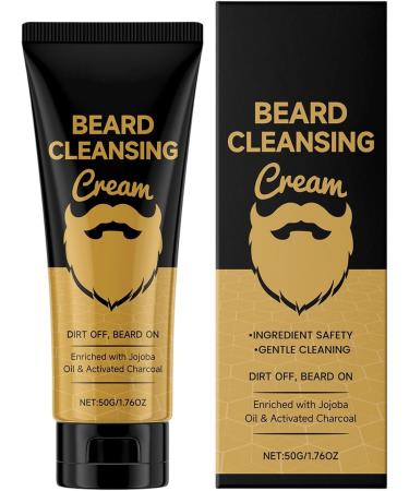 Beard Shampoo CleanerCaring Soothing Cream Facial Hair Beard Cleanser & Softener For men and fathers for daily showering and care morning travel shaving styling soaking - Buy Online on GoSupps.com