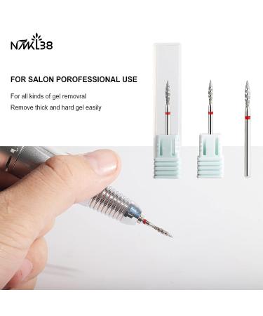 NMKL38 Tornado Flame Diamond Nail Drill Bit 3/32 - Manicure Cutters Rotary Burr Drill Accessories - Buy Online on GoSupps.com