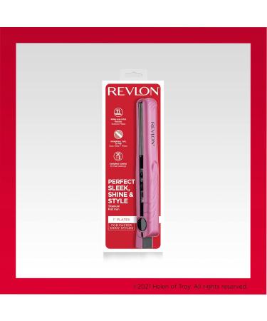 Buy REVLON 1-Inch Titanium Plated Hair Straightener with 30 Heat Settings - Fast International Shipping - Buy Online on GoSupps.com
