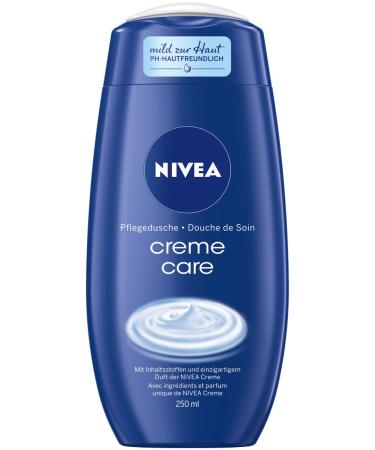 NIVEA Creme Care Shower Gel (250 ml) Mildly Scented Shower Gel with Selected Ingredients of Nivea Cream Silky Cream Shower with Pro-Vitamin and Care Oils