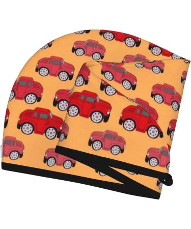 Red Cars Microfiber Hair Towel Wrap - Super Absorbent Coral Velvet Quick Dry Cap for Long Curly & Thick Hair | Women's Hair Care Essentials - Buy Online on GoSupps.com