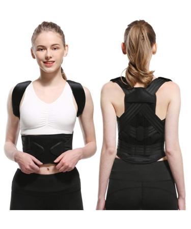 Back Brace Posture Corrector for Women & Men Corset Provides Lumbar & Shoulders Support Improve Posture Back Pain Relief