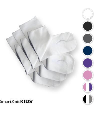 SmartKnitKIDS Seamless Sensory-Friendly Socks - 3 Pack Medium White - Buy Online on GoSupps.com