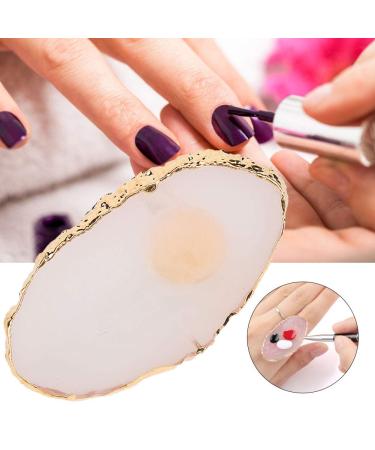 Resin Mini Nail Art Gel Polish Color Mixing Plate - Display Holder & Manicure Tool for Perfect Tips - Buy Online on GoSupps.com