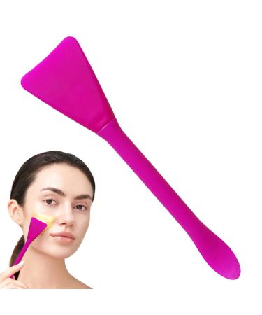 Brush for Face - Double Head Skincare Spatula Face Brush | Beauty Tools Accessories Reusable Facial Tools Multifunctional Skin Care Tool for Applying Facial Mud Caume Hot Pink