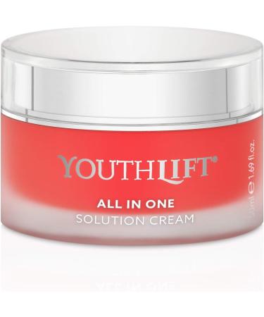YOUTHLIFT All In One Solution Cream 50 ml antiaging cream with hyaluronic acid for smoother skin firming immediate effect moisturizing day care and wrinkle reduction vegan - Buy Online on GoSupps.com