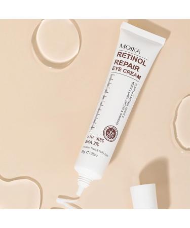 Retinol Eye Cream Anti Aging Eye Cream For Wrinkles AHA 30% Repair Eye Cream For Dark Circles And Puffy Eyes Under Eye Cream For Dark Circles Hydrated Smooth Firming Lift Skin - Buy Online on GoSupps.com